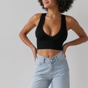 Out From Under Hailey Seamless Plunging Bra Top